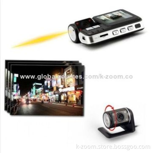 Car Black Box, 2 Channels, Maximum of 1,920 x 1,080P/25fps Front